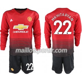 Maillot de Foot Manchester United MKHITARYAN 22 Enfant Domicile 2018/19 ML